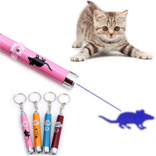 Load image into Gallery viewer, Creative Funny Pet LED Laser Cat Toy For Cat Laser Pointer Pen Interactive Cats Toy With Bright Animation Mouse Shadow