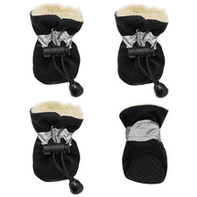 Load image into Gallery viewer, 4pcs Waterproof Winter Pet Dog Shoes Anti-slip Rain Snow Boots Footwear Thick Warm For  Small Cats Dogs Puppy Dog Socks Booties