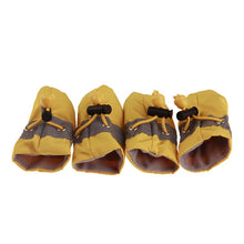 Load image into Gallery viewer, 4Pcs/set Pet Dogs Winter Shoes Rain Snow Waterproof Booties Socks Rubber Anti-slip Shoes For Small Dog Puppies Footwear Cachorro