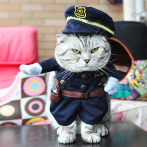 Funny Cat Clothes Pirate Suit Clothes For Cat Costume Clothing Corsair Halloween Clothes Dressing Up Cat Party Costume Suit