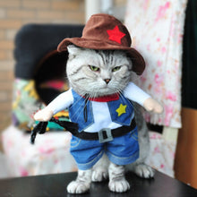 Load image into Gallery viewer, Funny Cat Clothes Pirate Suit Clothes For Cat Costume Clothing Corsair Halloween Clothes Dressing Up Cat Party Costume Suit